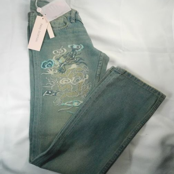 Fancy Collection Denim - Fancy Collection Embroidered Boot Cut Jeans NWT